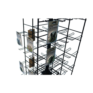 Floor <strong>Standing</strong> Metal <strong>Rotating</strong> License Plate <strong>Display</strong> Rack - Product Image 5