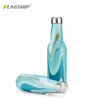 Botol Termos Vakum Stainless Steel 304 Dinding Ganda 500ml dengan Pola Kustom, Tahan Lama, Terisolasi, 12-24 Jam, Hadiah Bisnis