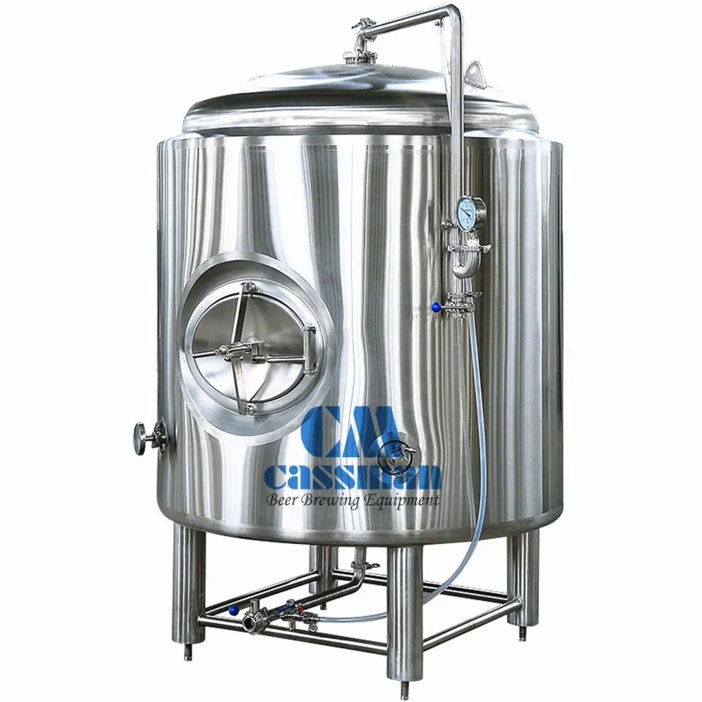Aço inoxidável 2000l brilhante armazenamento brite cerveja tanque para cerveja servindo maturação condicionado
