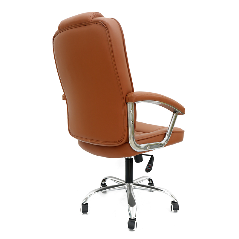 Factory directly big and large brown PU Ergomic office chair executive chair