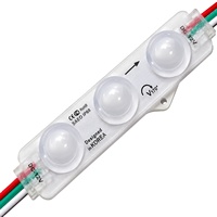 Modules LED CE ROHS RGB pleine couleur SMD 2811 IC IP66 étanches 12V pour enseignes lumineuses et lettres en relief