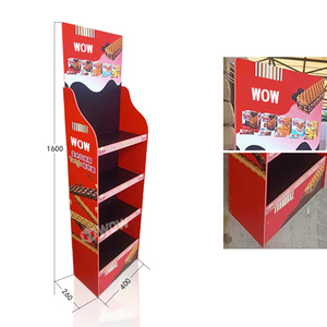 Tùy chỉnh PVC bán lẻ hiển thị đứng sàn nhựa đứng hiển thị cho thanh sô cô la - Product Image 4