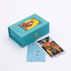 Vente en gros de 700 styles or doré bords intérieur adulte jouer amusant jeu de société divinatoire <span class=keywords><strong>quotidien</strong></span> <span class=keywords><strong>Oracle</strong></span> cartes Tarot jeu de cartes - Product Image 4