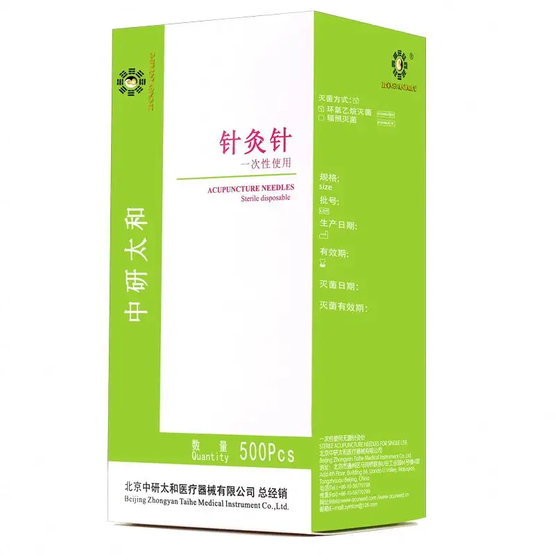 Chinese Disposable 100% Acupunctures Needle Disposable Sterile Needle Aiguilles Acupuncture