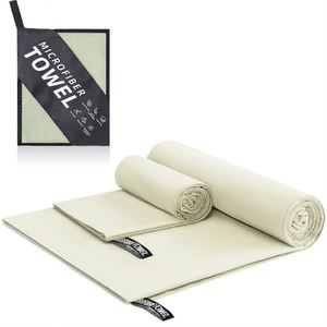 Double-Sided Woven Microfiber Cooling Quick-Dry Embroidered Sports Towel with Solid Pattern and Rectangle Shape - Product Image 6