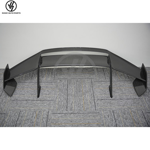 Nouvel aileron arrière en carbone sec brillant à tissage sergé pour Lamborghini Huracan EVO, mise à niveau vers le kit carrosserie style STO, aileron arrière - Product Image 2