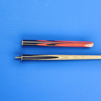 Bojue Original 10,5mm 3/4 geteilter 2-teiliger Billard-Queue-Stick mit Edelstahl verbindung aus Eschenholz für den Pools port