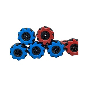 Roues Mecanum Shunjie 48 mm en plastique pour jouets éducatifs DIY, pièces RC - Product Image 1
