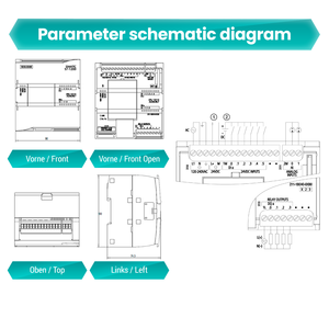 Modul CPU Siemens SIMATIC S7-1200 Original Baru 1211C AC DC Relay Compact CPU 6ES7211-1BE40-0XB0 PLC Controller - Product Image 4
