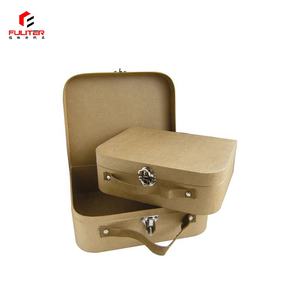 Scatola Portaoggetti per Neonati in Cartone Kraft Design Unico Scatola Regalo a Forma di Valigia per Ricordi del <span class=keywords><strong>Neonato</strong></span> - Product Image 4