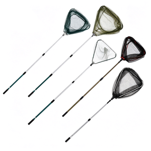Épuisette télescopique pliable en aluminium avec filet WPE léger pour gros poissons, spécialement conçue pour la pêche à la carpe et au <span class=keywords><strong>feeder</strong></span>, matériel de pêche - Product Image 1