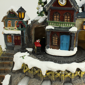 Figurines Led en polyrésine Maisons villageoises <span class=keywords><strong>de</strong></span> Noël pour la <span class=keywords><strong>décoration</strong></span> - Product Image 5