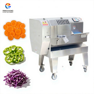 Máquina Cortadora y Trituradora de Frutas y Verduras Motorizada Continua FTS-120 para Panadería y Procesamiento de Frutos Secos - Product Image 1