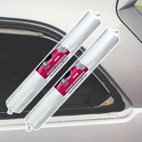 GORSEAL P303V 600ml Mastic adhésif PU noir pour pare-brise automobile, séchage rapide, résistant aux intempéries, pour collage de pare-brise de voiture