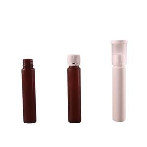Bouteille en plastique PP pour liquides oraux, flacon <span class=keywords><strong>de</strong></span> médicament, conteneur pour pilules et capsules, double conteneur avec couvercle, 10 ml, 20 ml, 25 ml, 30 ml, 50 ml - Product Image 1