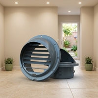 Hot-Selling de haute qualité 6 pouces rond coupe-vent, étanche à la pluie et aux insectes SUS304 épaissi bouchon d'aération en acier inoxydable