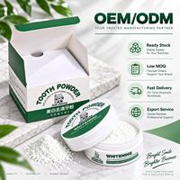 Poudre blanchissante pour les dents à la menthe, 50g, personnalisée avec votre marque, nettoie, blanchit et offre une protection antibactérienne