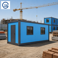 Maison préfabriquée modulaire portable de 20 pieds, démontable, mobile, pour bureau