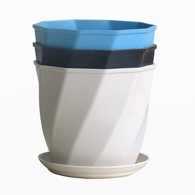 Best Seller Bamboo fiber Flower Pot Pineapple-shaped Flower Pot for growing plants