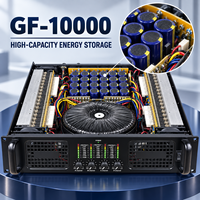 Profesyonel Sınıf H 4 Kanallı Amfi 2U 1000W Toplam Güçlü Ses Amplifikatörü Canlı Performanslar ve Dış Mekan PA Ses Sistemleri için