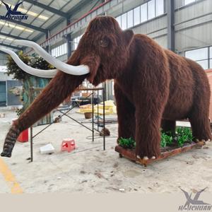 Animatronic Ice Age Animals Vivid Simulation Mammouth laineux Animatronic Life Size Mammoth à vendre - Product Image 6