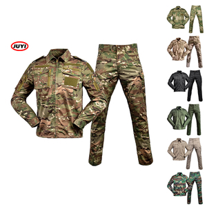 Yuda de qualité supérieure vente en gros 65% Polyester 35% coton Ripstop kaki Camouflage vêtements tactiques - Product Image 3