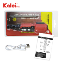 KALEI Tournevis électrique 3,6 V, charge USB, tournevis sans fil, perceuse