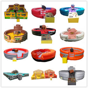 Máquina de <span class=keywords><strong>Toro</strong></span> Mecánico Inflable Gigante de PVC de 5m, Simulador de Montar Ajustable, Juegos Mecánicos Crazy Rodeo, Precio de Fábrica - Product Image 5