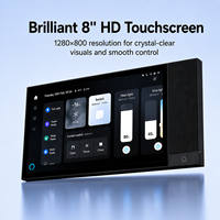 Panel Táctil Inteligente de Pared Tuya de 8 Pulgadas con Pantalla IPS Android 11, WiFi, Zigbee para Control por Aplicación, Control por Voz IR, para Hoteles y Hogares