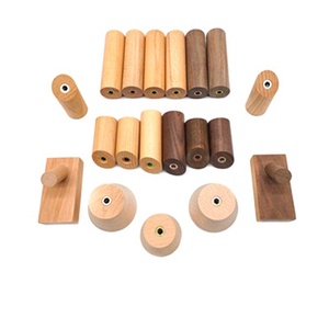 Gancho de Pared de Madera Personalizado YUESHEN, Perchero de Madera Maciza para Baño, Gancho de Madera para Entrada, Piezas Mecanizadas por CNC - Product Image 1