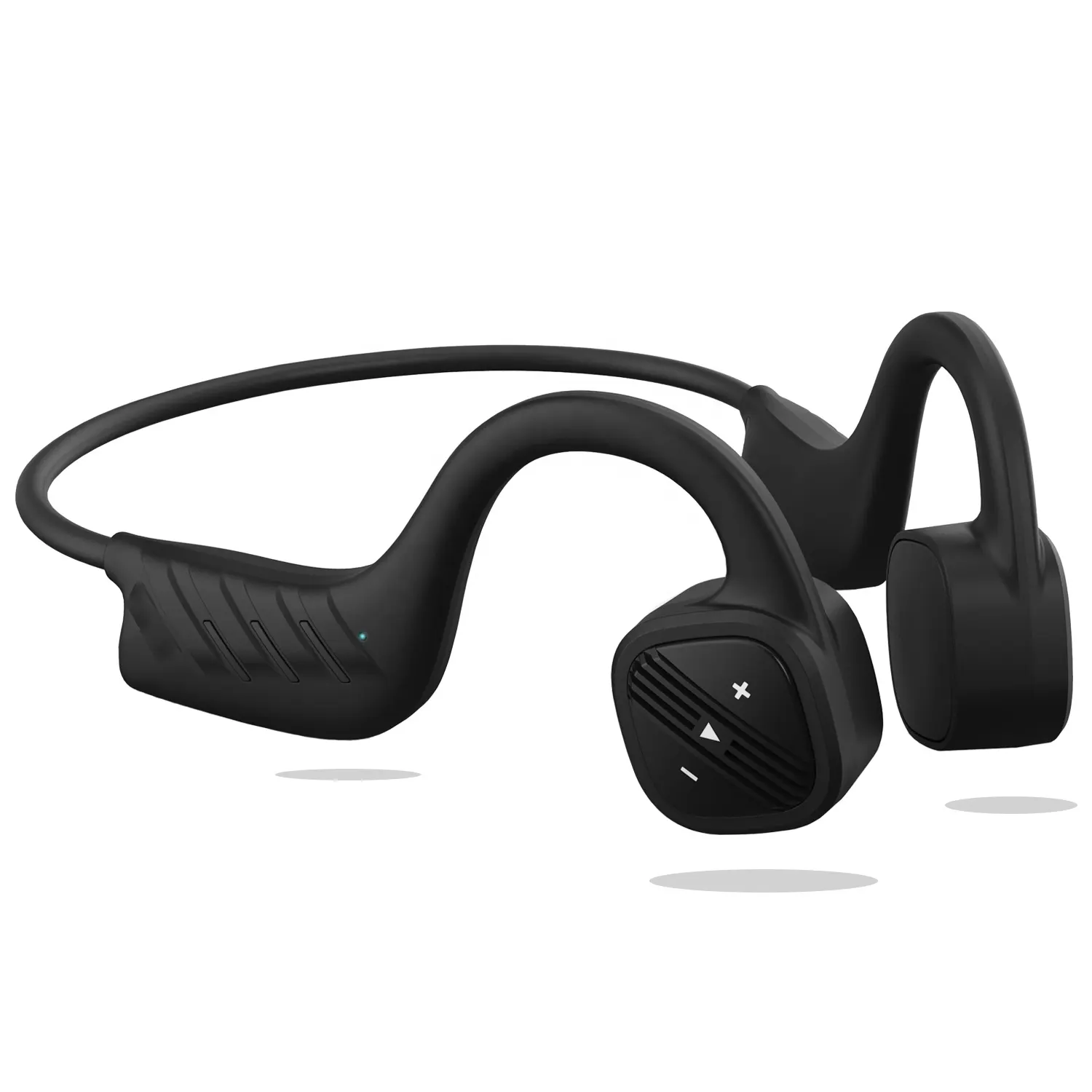 Stereo Wireless BT5.0 auricolare Earhook cuffie a conduzione ossea Bluetooth Wireless senza tappi per le orecchie cuffie con microfono incorporato
