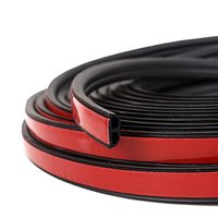 Bande de caoutchouc autocollante carrée solide, tampon antichoc pour verre, coussinet antidérapant en ABS, joint plat