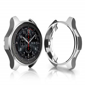 Nouveau <span class=keywords><strong>Gear</strong></span> <span class=keywords><strong>S3</strong></span> <span class=keywords><strong>frontier</strong></span> pour samsung Galaxy Watch 46mm, coque de protection complète en TPU souple plaquée, cadre de coque - Product Image 1