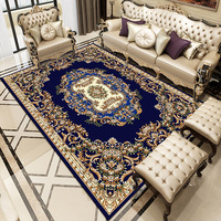 Tapis oriental lavable-Tapis 8x10 pour salon Tapis doux pour chambre à coucher Tapis turc imperméable Tapis