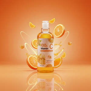 Sérum pour le visage et le corps à 100% de vitamine C, arbutine, niacinamide, qualité injectable X10, pour tous les types de peau, améliore l'élasticité, éclaircit, 500 ml - Product Image 5