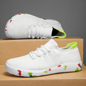 Chaussures décontractées pour hommes, nouvelle mode, grande taille 48, bout rond, tige en tissu, fermeture à lacets, couleur unie, collection Printemps-Été - Product Image 4