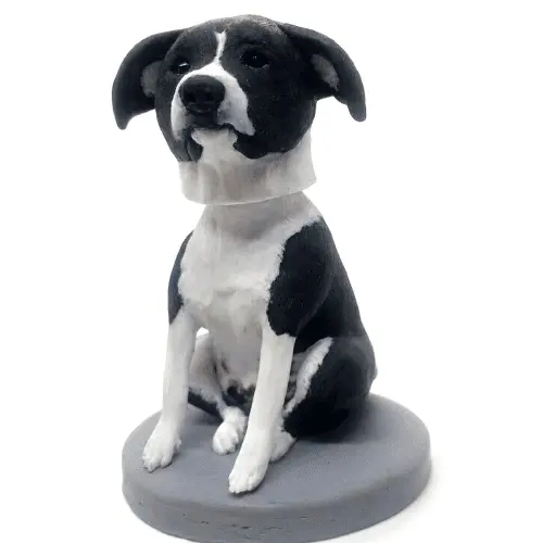 Artesanato de resina criativa, enfeites de mesa personalizados, mini boneco de cachorro