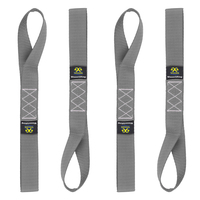 Lot de 4 sangles d'arrimage pour moto de 1,5 pouce, 8922 LBS, boucle souple 100 % polyester