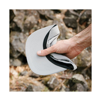 Snapback Gorras en nylon personnalisé imperméable à l'eau Casquettes de camping-car à séchage rapide personnalisées 5 panneaux 5 panneaux 5 panneaux Casquettes