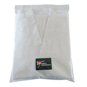 Hig-uniforme de <span class=keywords><strong>Dobok</strong></span> para niños, uniforme de <span class=keywords><strong>Taekwondo</strong></span> con logotipo del mundo personalizado, estilo veraniego - Product Image 2