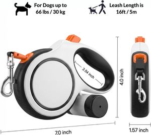 Custom <b>Dog</b> Leash Pet Leash Automatic Retractable Pet Retractor <b>Dog</b> Leash Outdoor Portable OEM - Product Image 2