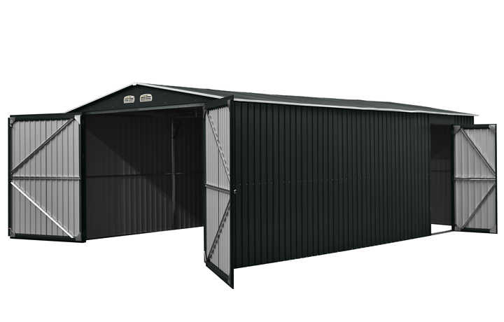 13'x20'ft Heavy-Duty Metal Car Garage Carports Storage Shed