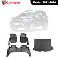Tapis de sol auto TPE sur mesure 5D, étanches, inodores, résistants à l'usure et aux salissures, pour Renault Duster 2021-2024 – Approvisionnement direct usine