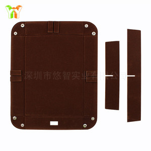 Entryway PU leather storage box, creative cross-shaped storage tray, folding bar tray, desktop clutter. - Product Image 2