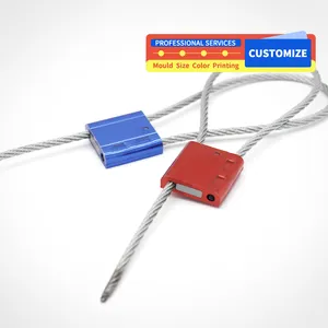 container adjustable wire security bar code cargo cable seal lock