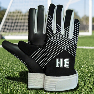 Gants de gardien de but de qualité supérieure pour les professionnels, légers, haute performance, impression en silicone sur le dos - Product Image 3