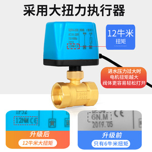 Vanne à boisseau sphérique électrique bidirectionnelle DN25 1,2 Nm IP52 220 V CA pour le contrôle de l'eau - Product Image 3