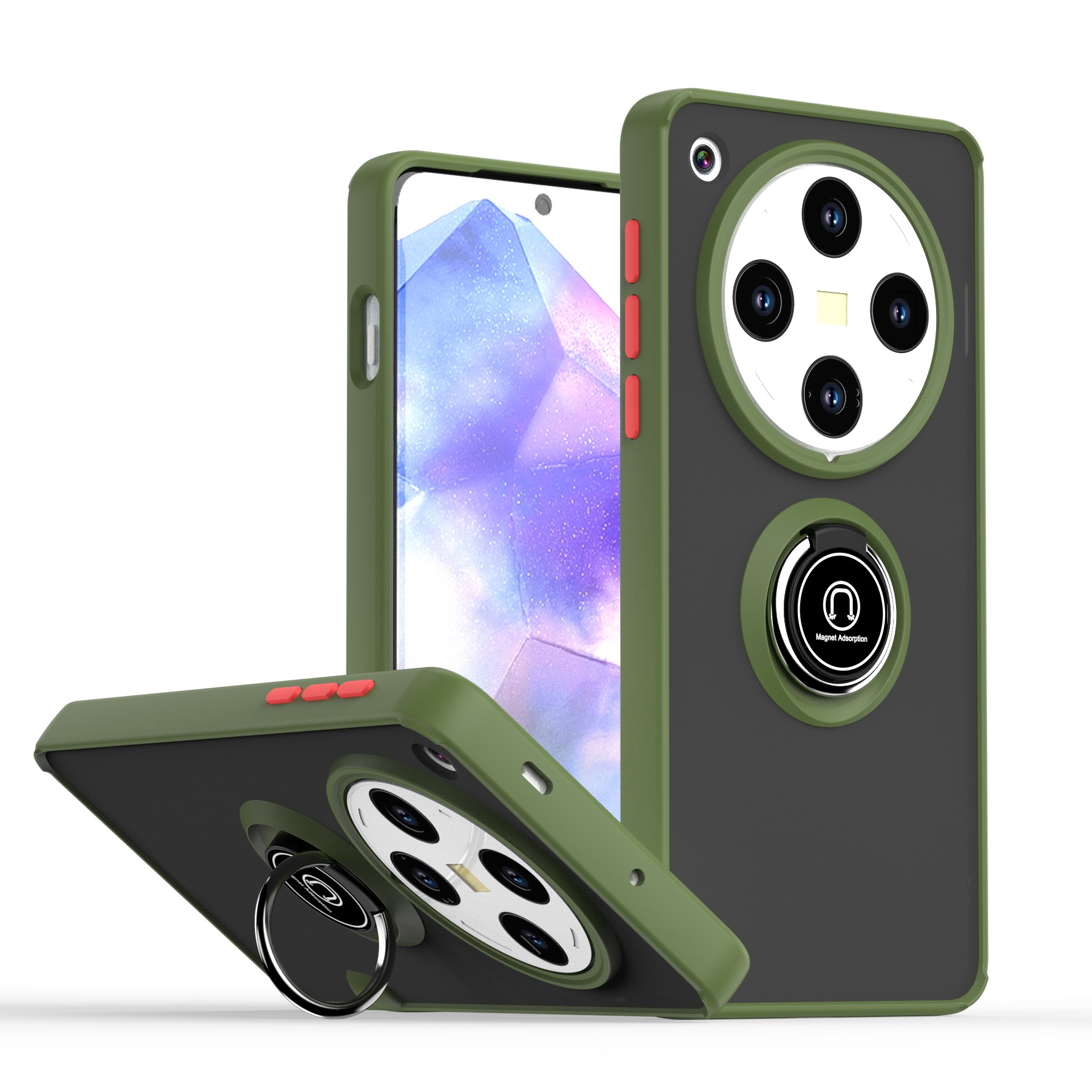 เขียว + ส้ม