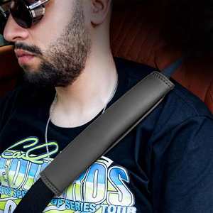 2 पीसी नरम ऑटो सीट बेल्ट कवर, सभी कारों और बैकपैक 2 बिंदुओं के साथ अधिक आरामदायक ड्राइविंग संगत - Product Image 3