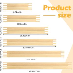Set di 6 telai per ricamo, 6 misure, telai in legno per ricamo <span class=keywords><strong>a</strong></span> <span class=keywords><strong>punto</strong></span> <span class=keywords><strong>croce</strong></span>, set di telai per ricamo - Product Image 4